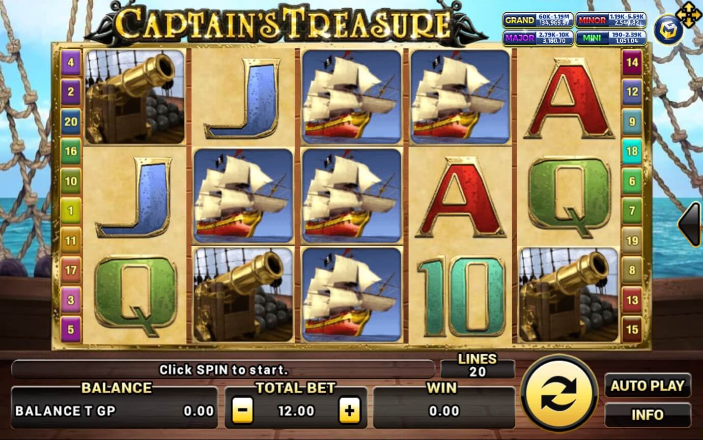 slotxo ฝาก 10 รับ 100 Captain’s Treasure Pro slotxo168