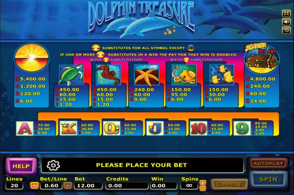 เกม สล็อต xo Dolphin Treasure slotxo24