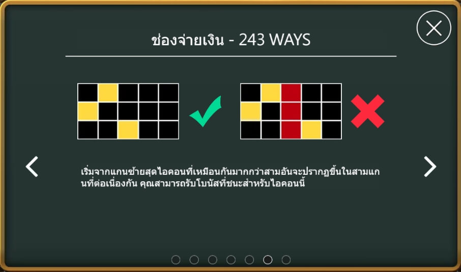 เส้นเพย์ไลน์ที่ชนะเดิมพัน 5สัตว์เดรัจฉาน