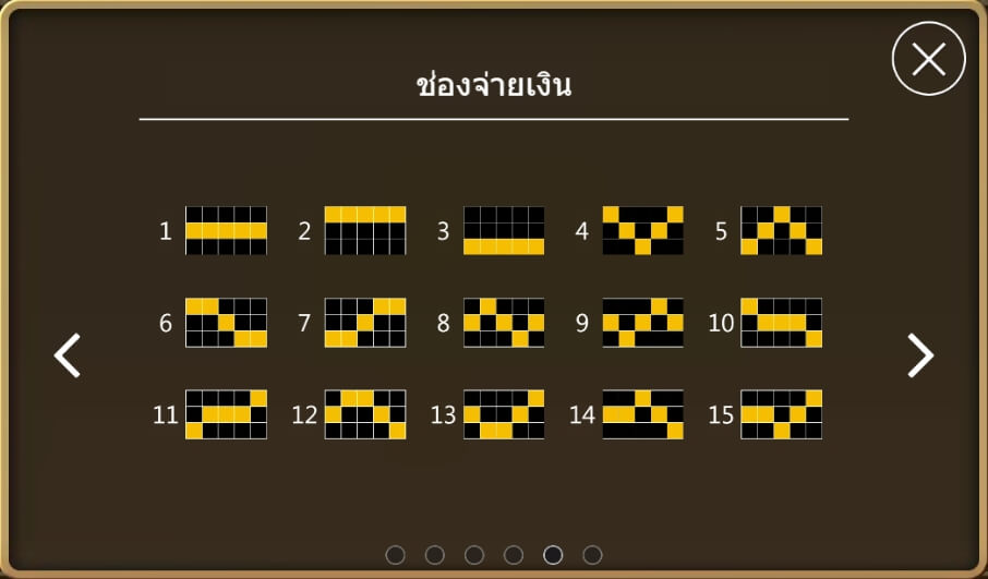 เส้นเพย์ไลน์ที่ชนะเดิมพันราชาลิง
