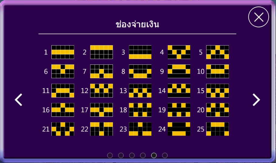 เส้นเพย์ไลน์ที่ชนะเดิมพันเจ้าพ่อเพชร