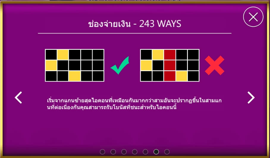 เส้นเพย์ไลน์ที่ชนะเดิมพันสาวมากมาย