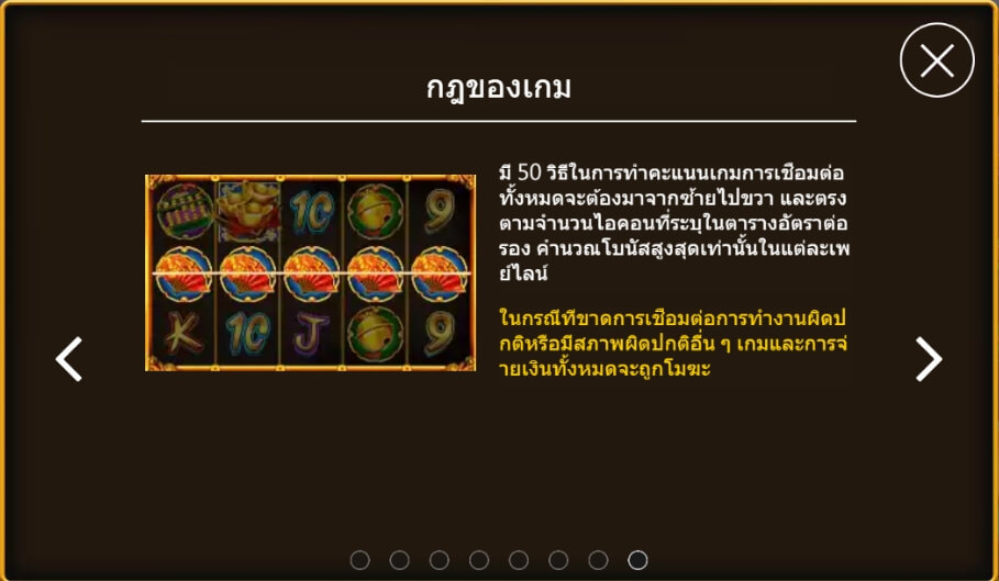 คำอธิบายเกี่ยวกับการเล่นเกมเหรียญทองแก่แมว