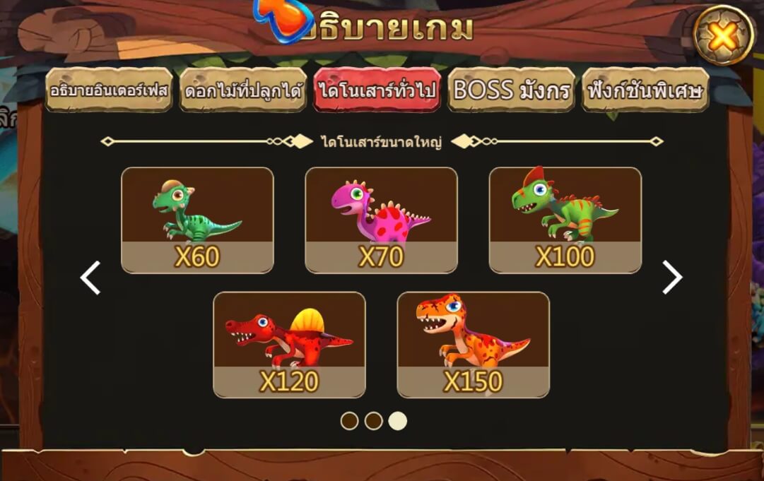 อัตราการจ่ายเงินGods Slash Fish