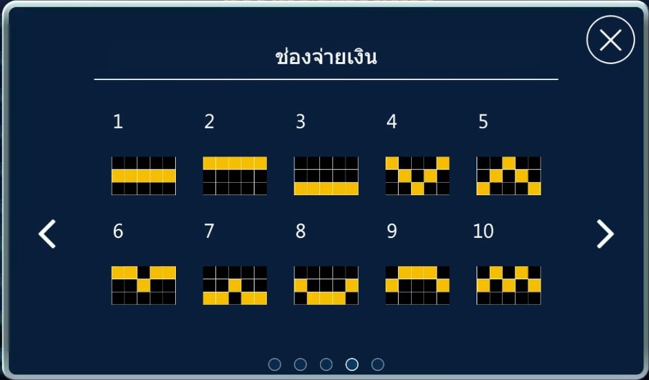 เส้นเพย์ไลน์ที่ชนะเดิมพัน Booming Gems