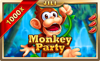 Monkey Party สล็อตค่าย Jili Slot ฟรีเครดิต 100% 