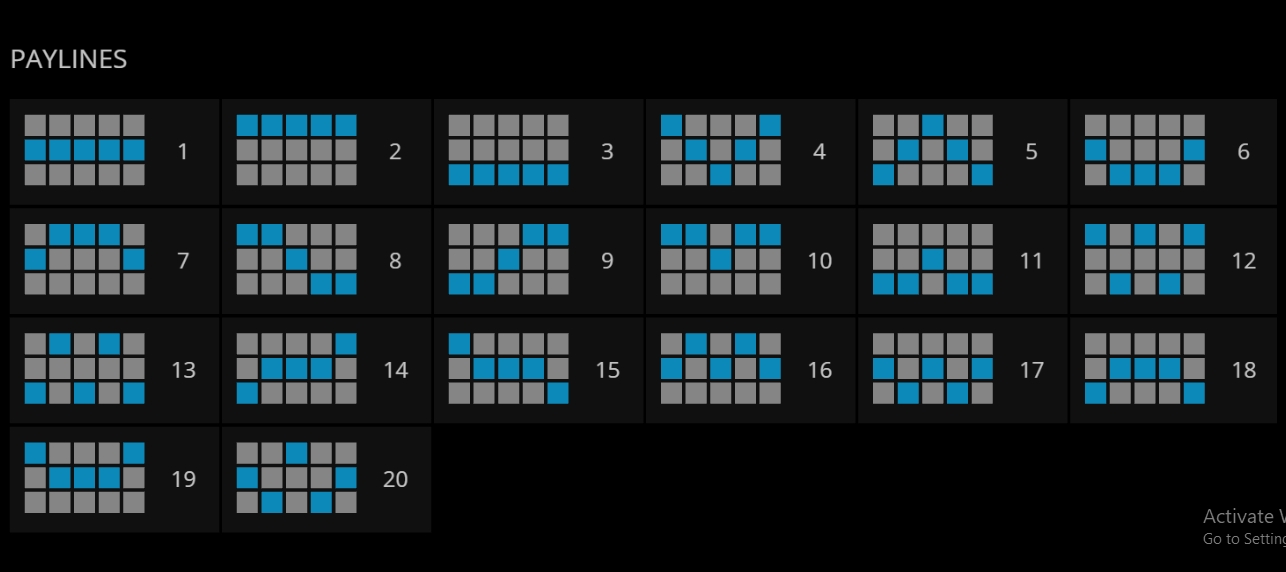 เส้นเพย์ไลน์ที่ชนะเดิมพัน Naughty Girls Cabaret