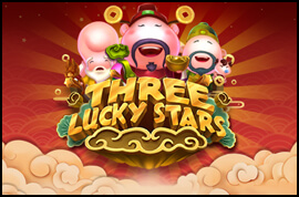 Three Lucky Stars Spadegaming สล็อตค่ายฟรีเครดิต 100%