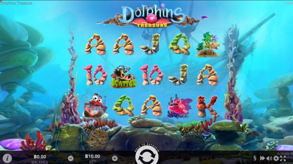 Dolphins Treasure รีวิวเกมสล็อต Nuke