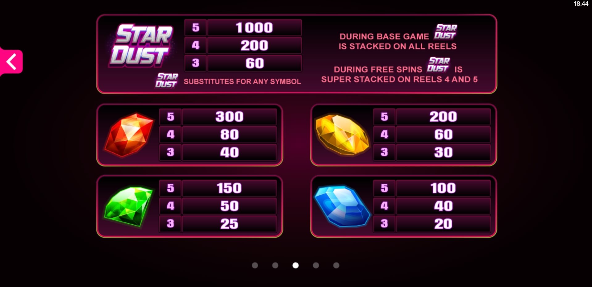 Star Dust Microgaming สมัคร Superslot