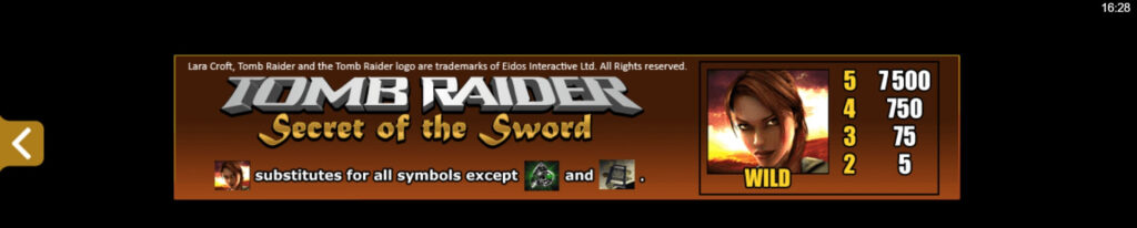 Tomb Raider Secret of The Sword Microgaming ติดต่อ Superslot