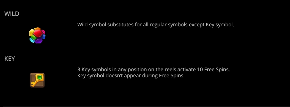 สัญลักษณ์พิเศษและฟีเจอร์โบนัสแจ็คพอต แรคคูน เทล
