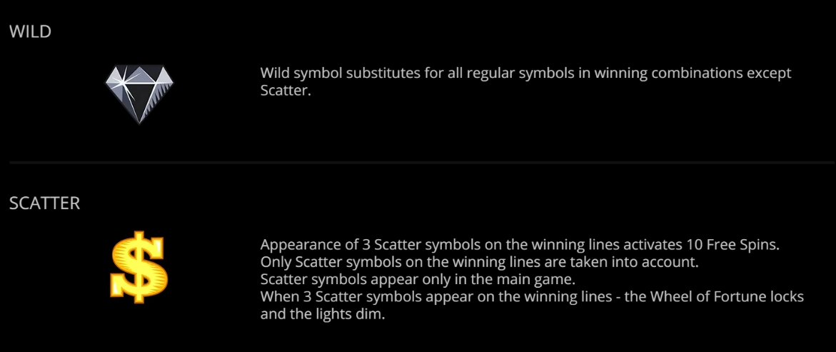 สัญลักษณ์พิเศษและฟีเจอร์โบนัสแจ็คพอต เวสเทิร์น รีล
