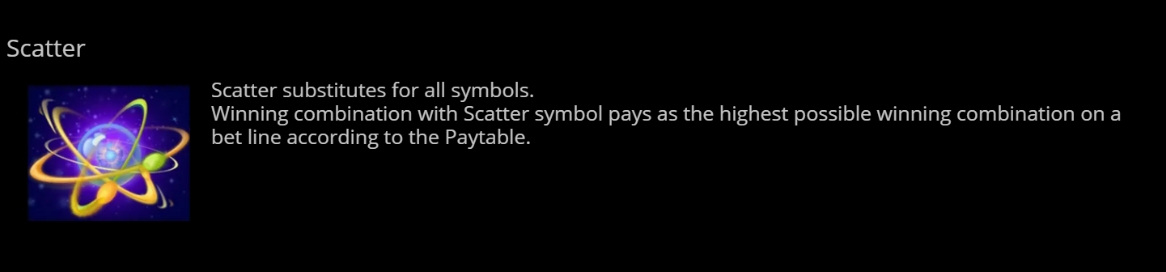 สัญลักษณ์พิเศษและฟีเจอร์โบนัสแจ็คพอต ร็อคเก็ต สตาร์