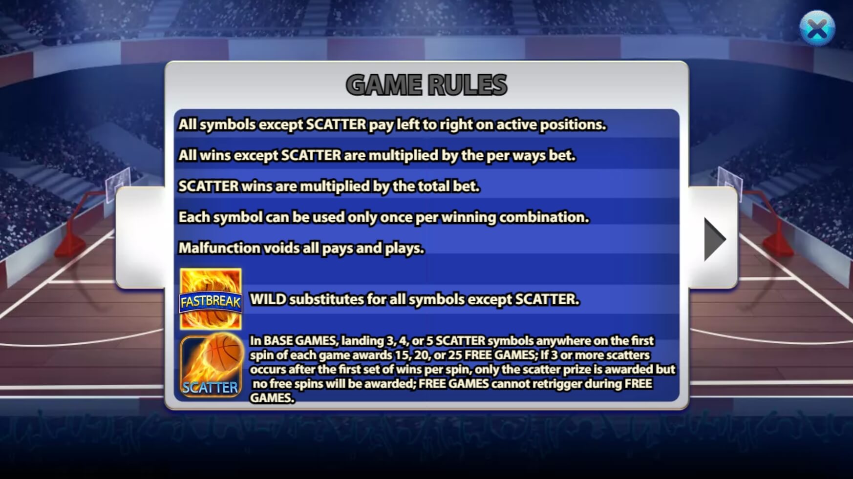 Fastbreak ค่ายสล็อต KA Gaming เว็บ Superslot
