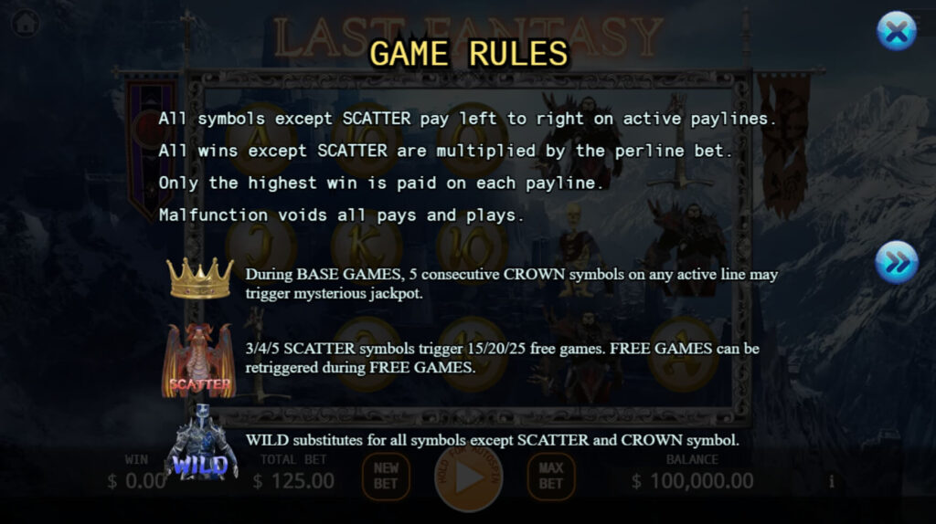 Last Fantasy ค่ายสล็อต KA Gaming เว็บ Superslot