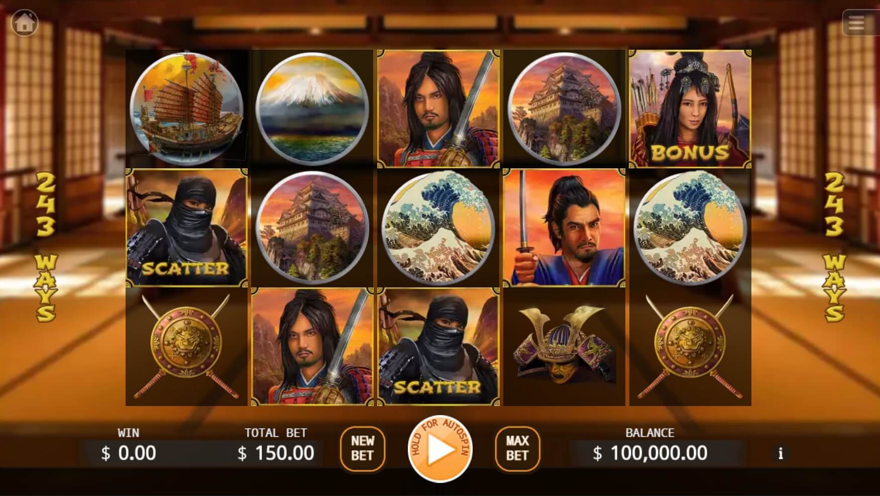 Samurai Way ค่าย KA Gaming เว็บ Superslot