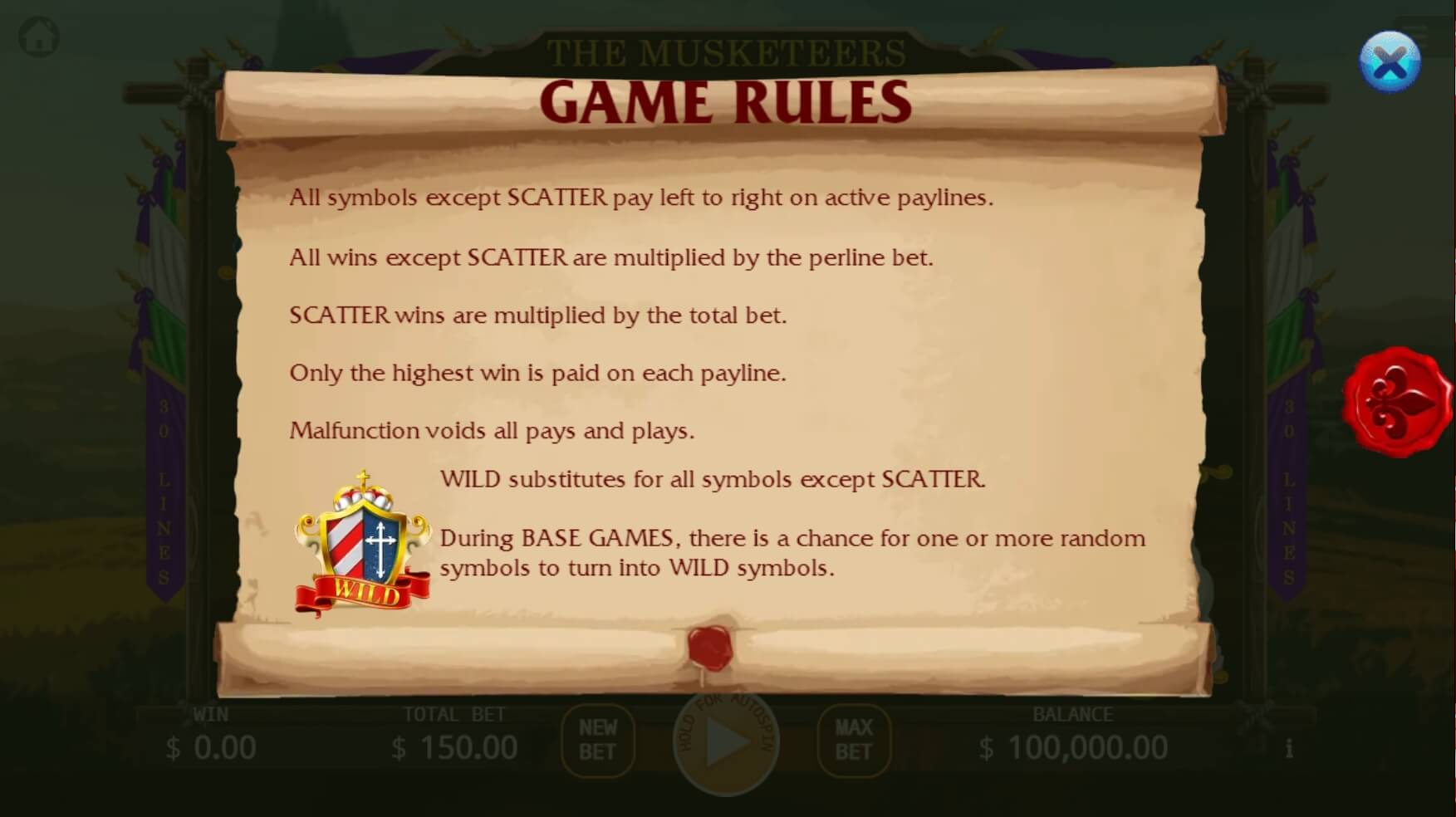 The Musketeers ค่ายสล็อต KA Gaming เว็บ Superslot