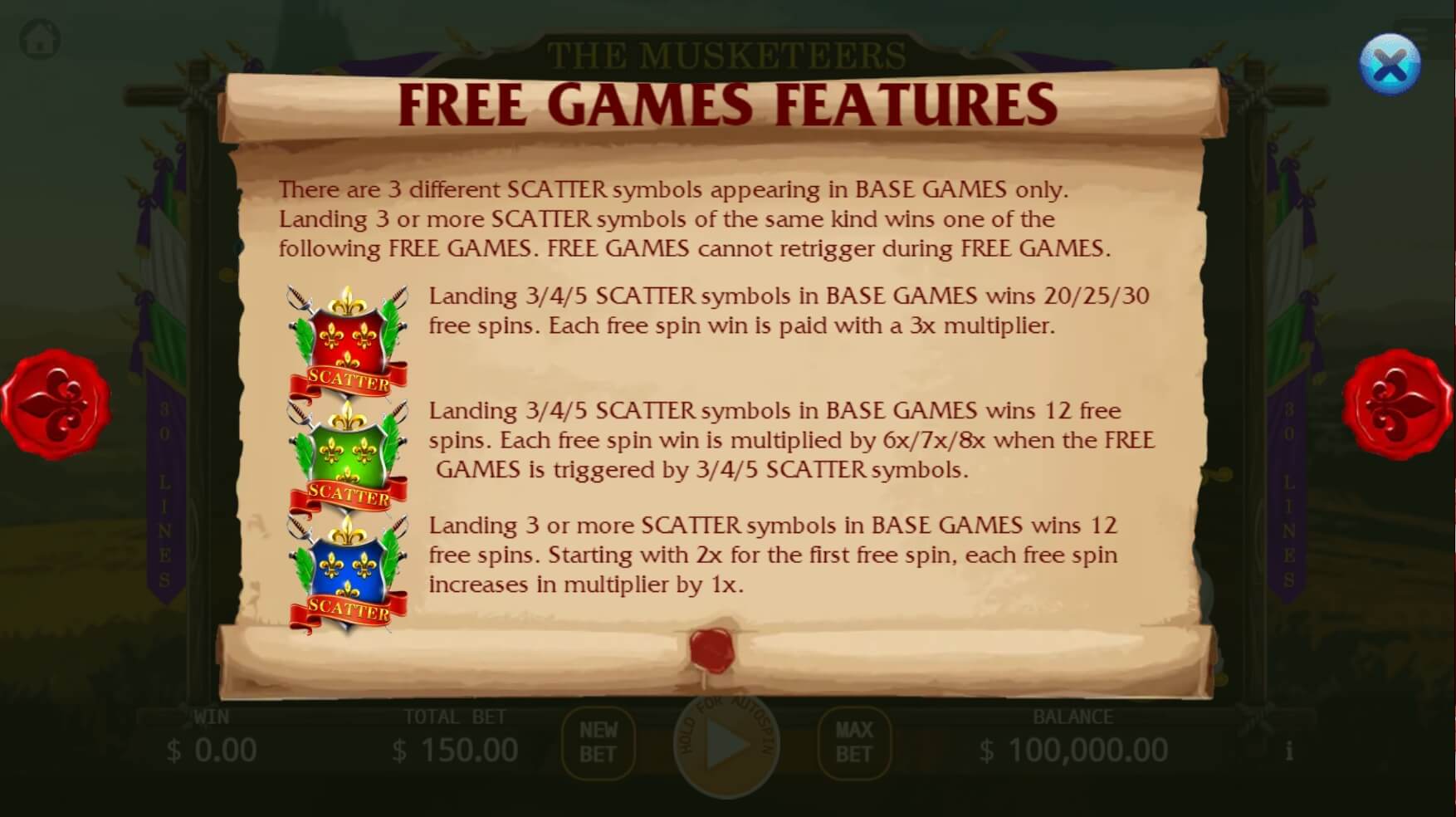 The Musketeers เว็บ ka gaming slot เครดิต ฟรี สมัคร Superslot