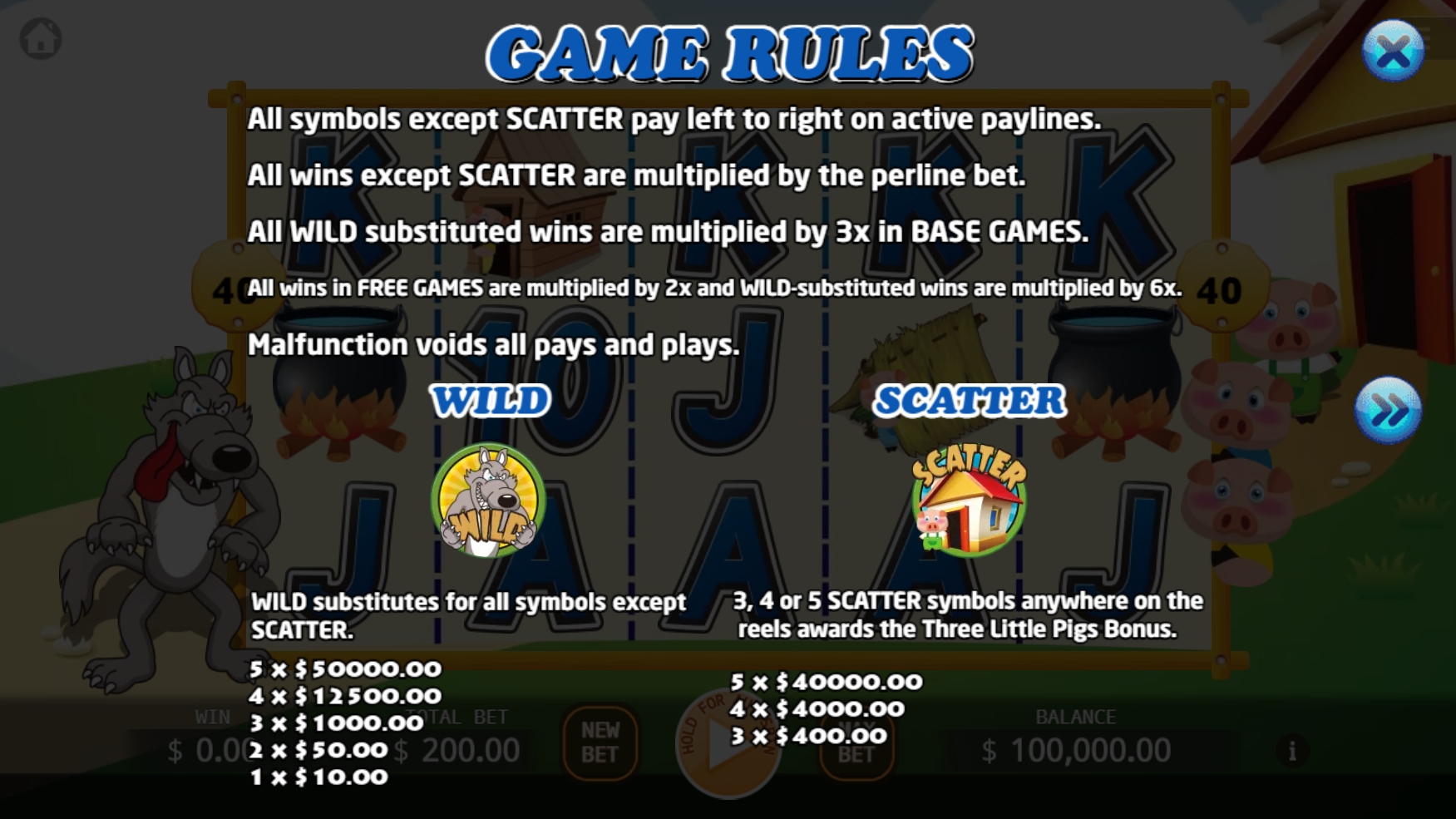 Three Little Pigs ค่ายสล็อต KA Gaming เว็บ Superslot