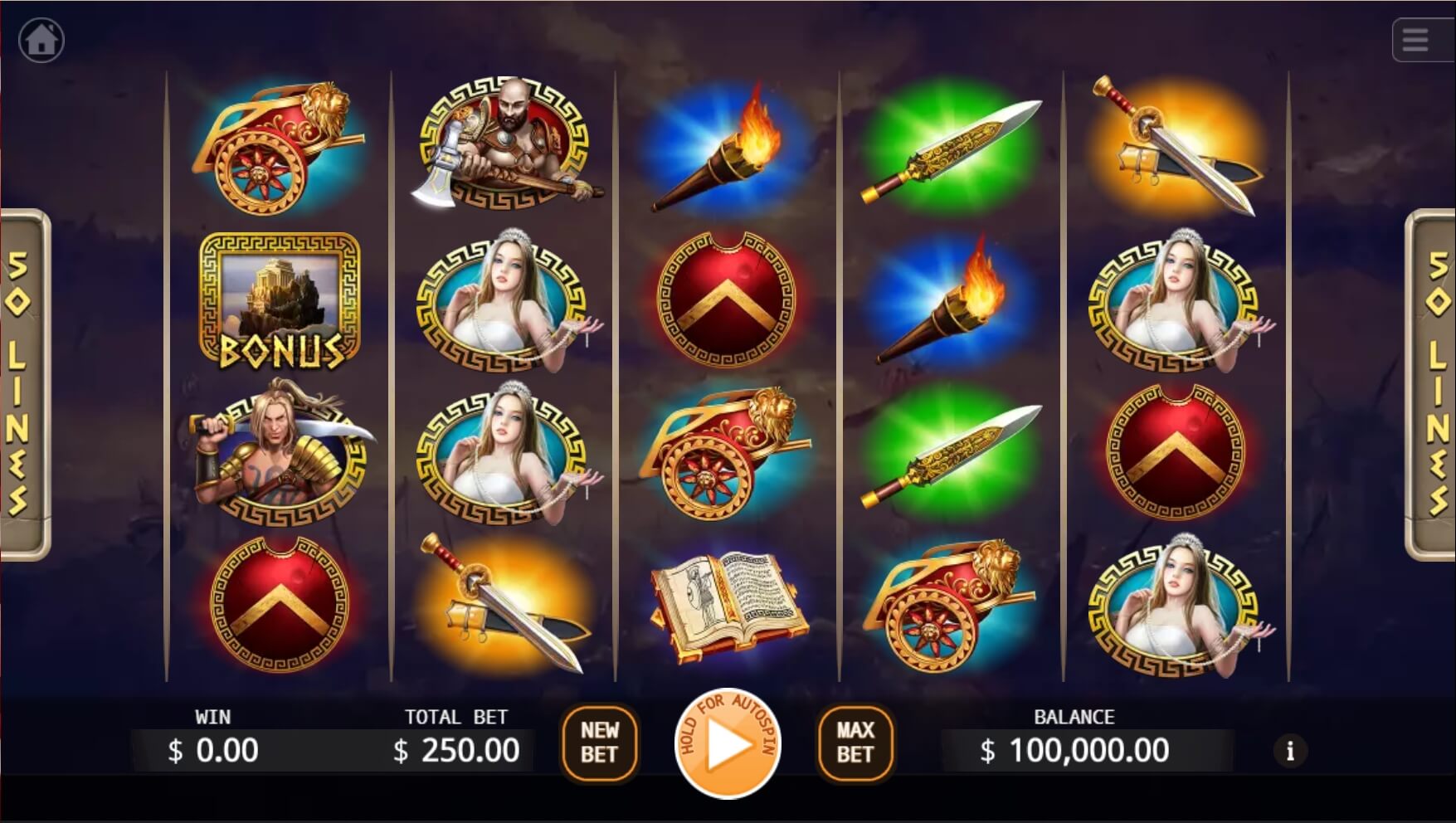 Ares God of War ค่าย KA Gaming เว็บ Superslot