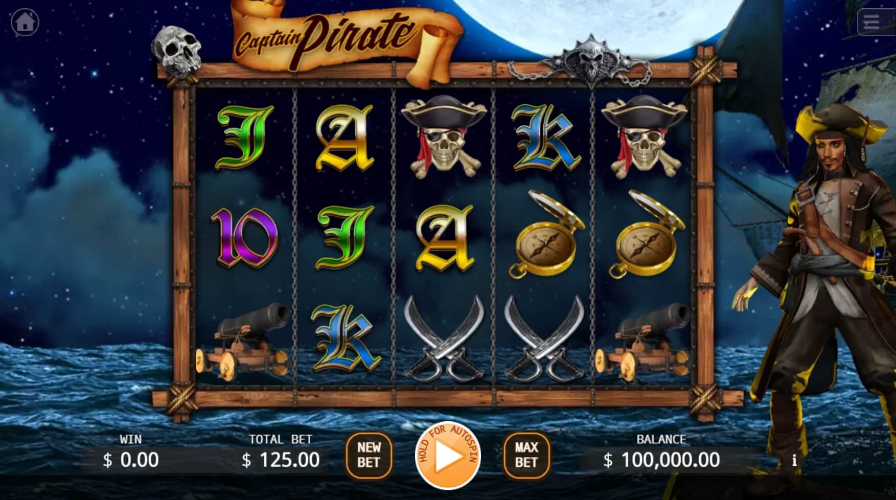 Captain Pirate ค่าย KA Gaming เว็บ Superslot
