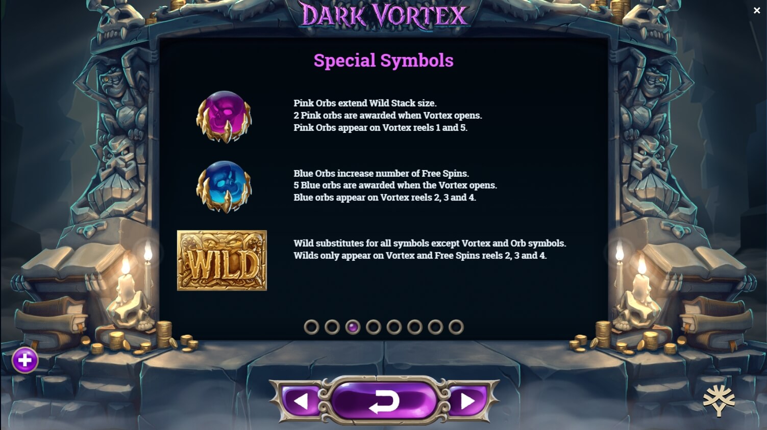 Dark Vortex สล็อตค่าย yggdrasil