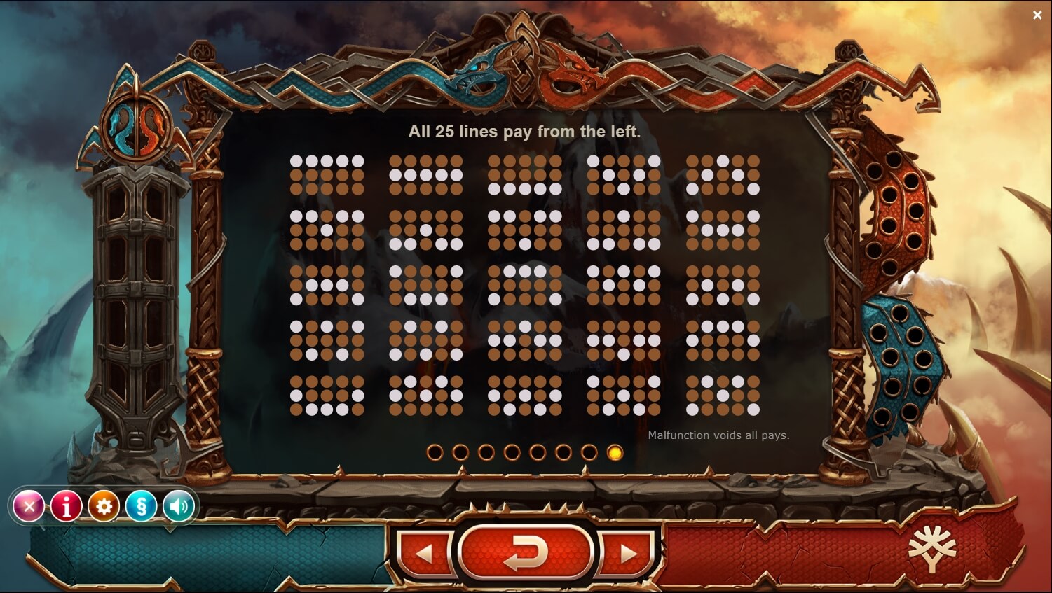 Double Dragons Yggdrasil slot demo