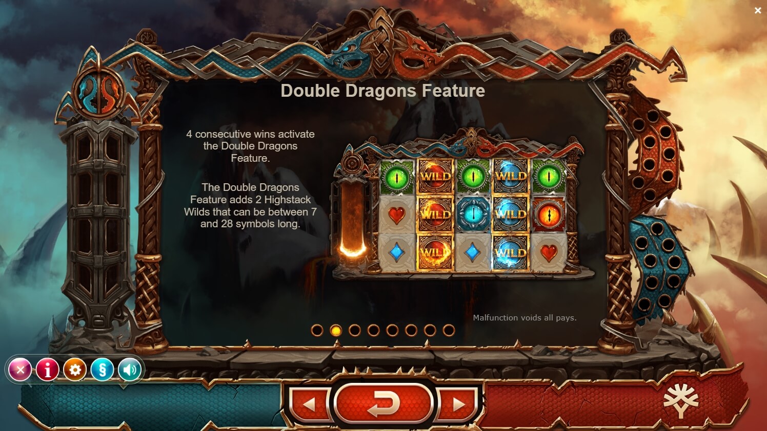 Double Dragons สล็อตค่าย yggdrasil