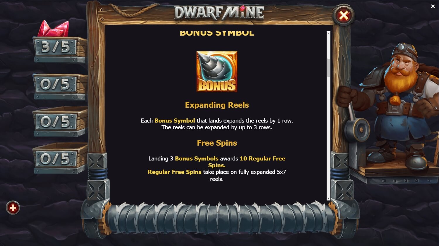 Dwarf Mine สล็อตค่าย yggdrasil