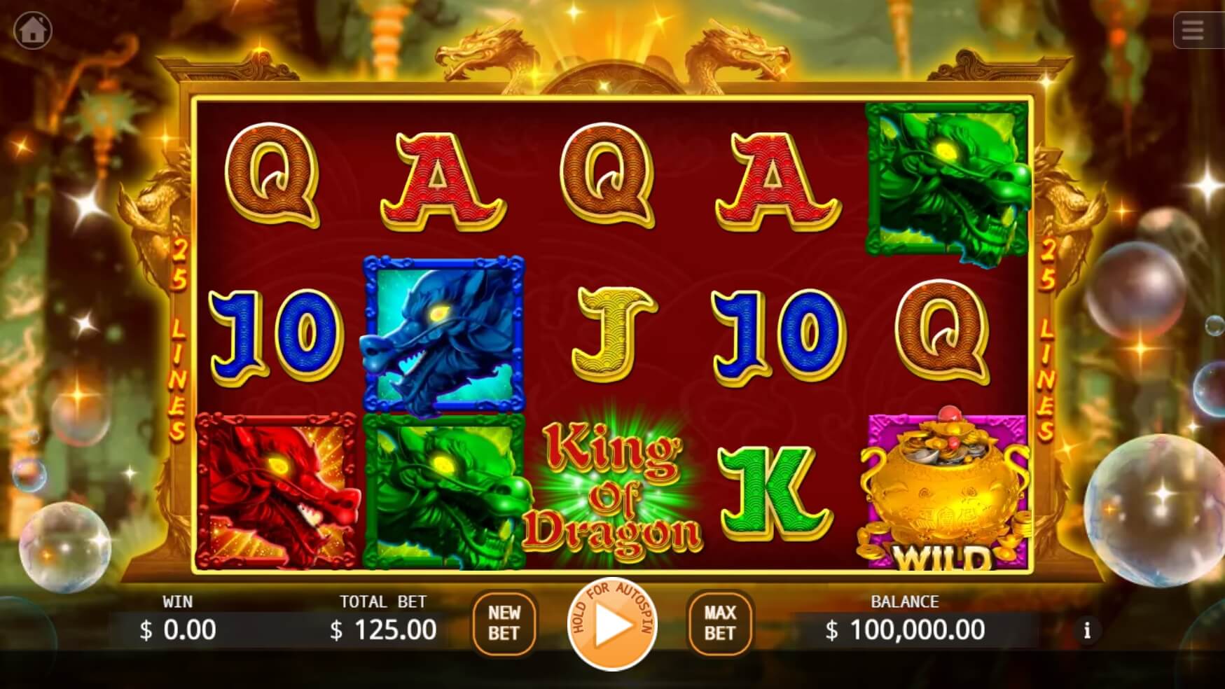 King of Dragon ค่าย KA Gaming เว็บ Superslot