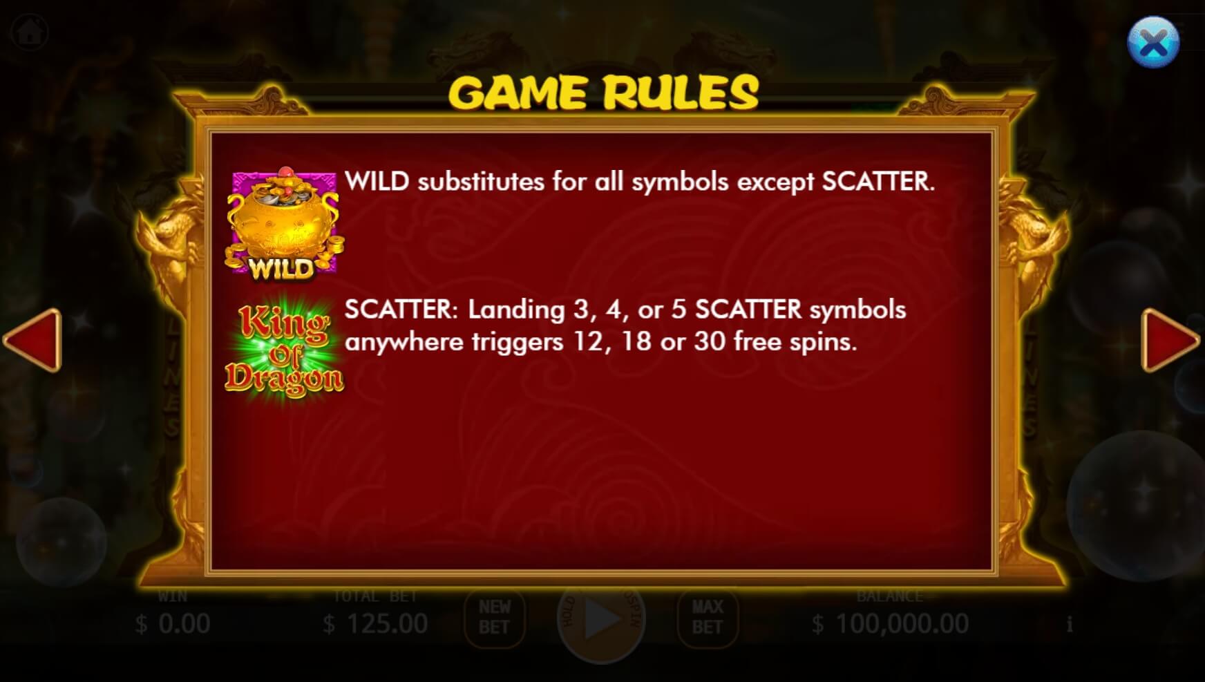 King of Dragon เว็บ ka gaming slot เครดิต ฟรี สมัคร Superslot