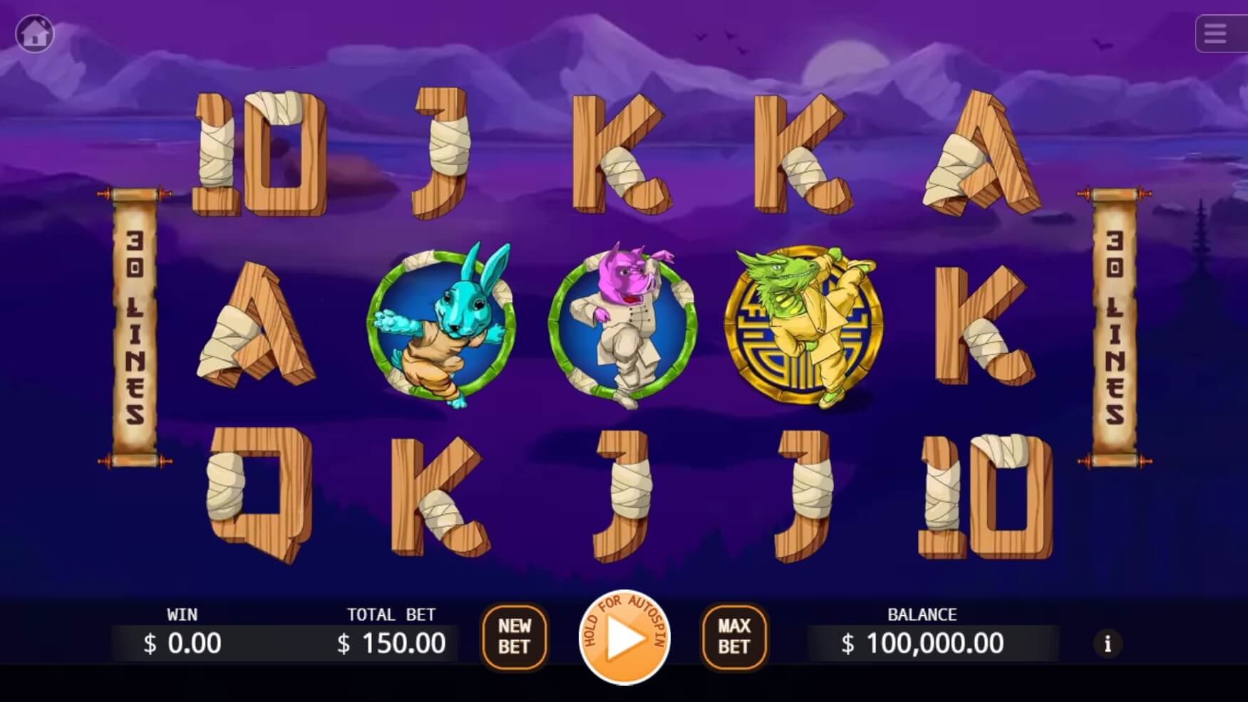 Kung Fu Kash ค่าย KA Gaming เว็บ Superslot