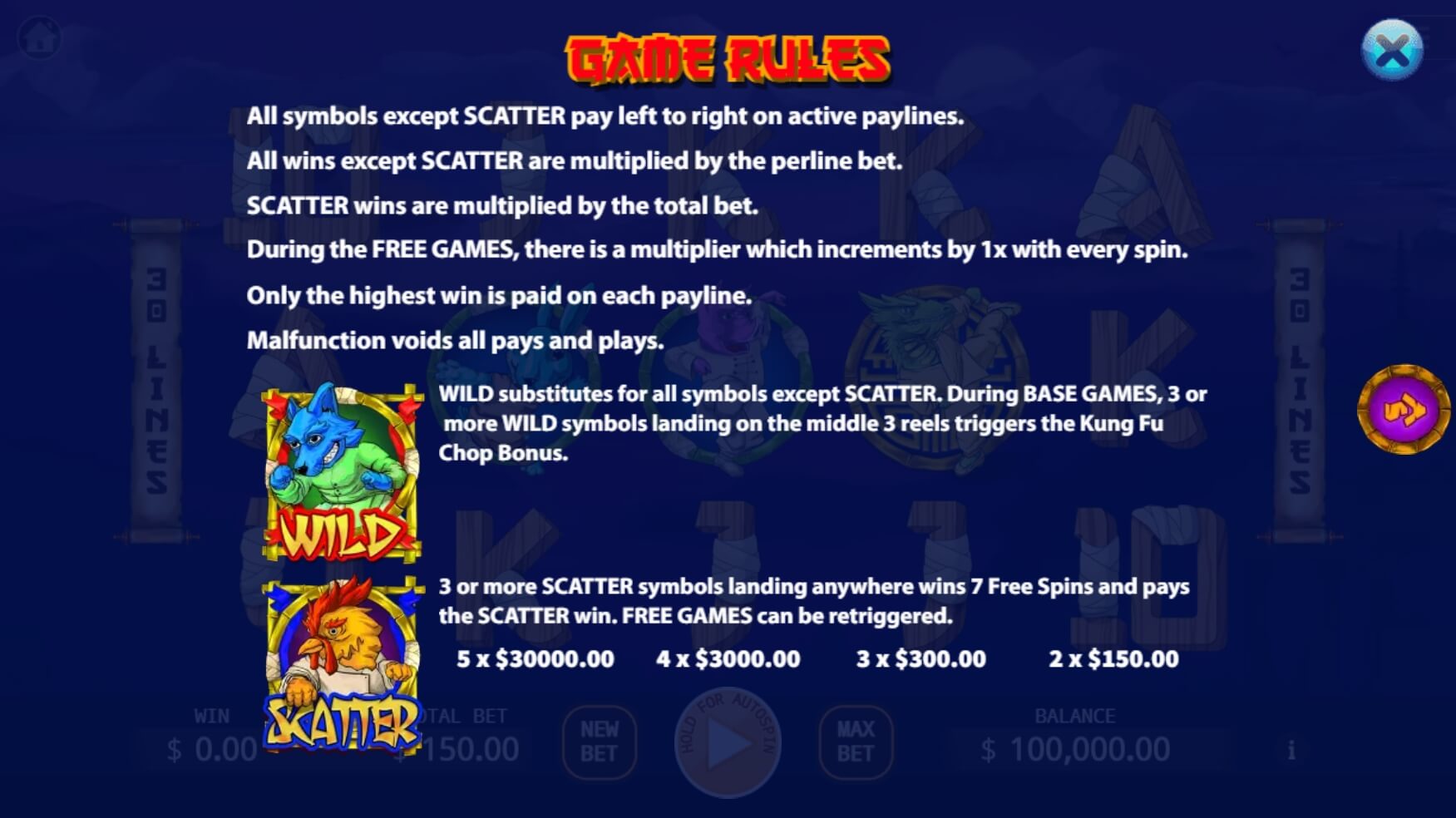 Kung Fu Kash ค่ายสล็อต KA Gaming เว็บ Superslot