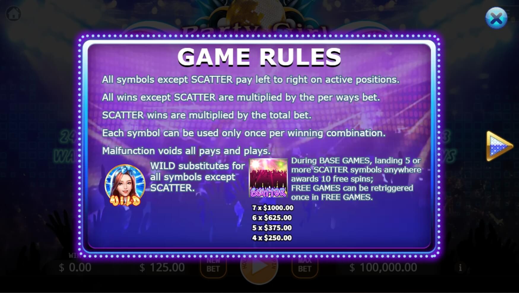 Party Girl Ways ค่ายสล็อต KA Gaming เว็บ Superslot