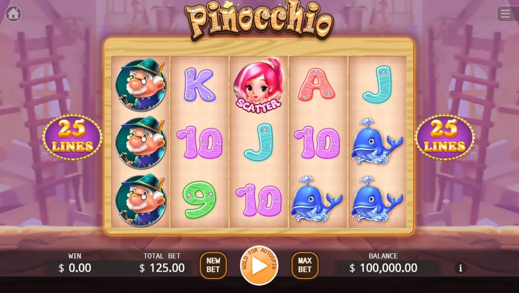 Pinocchio ค่าย KA Gaming เว็บ Superslot