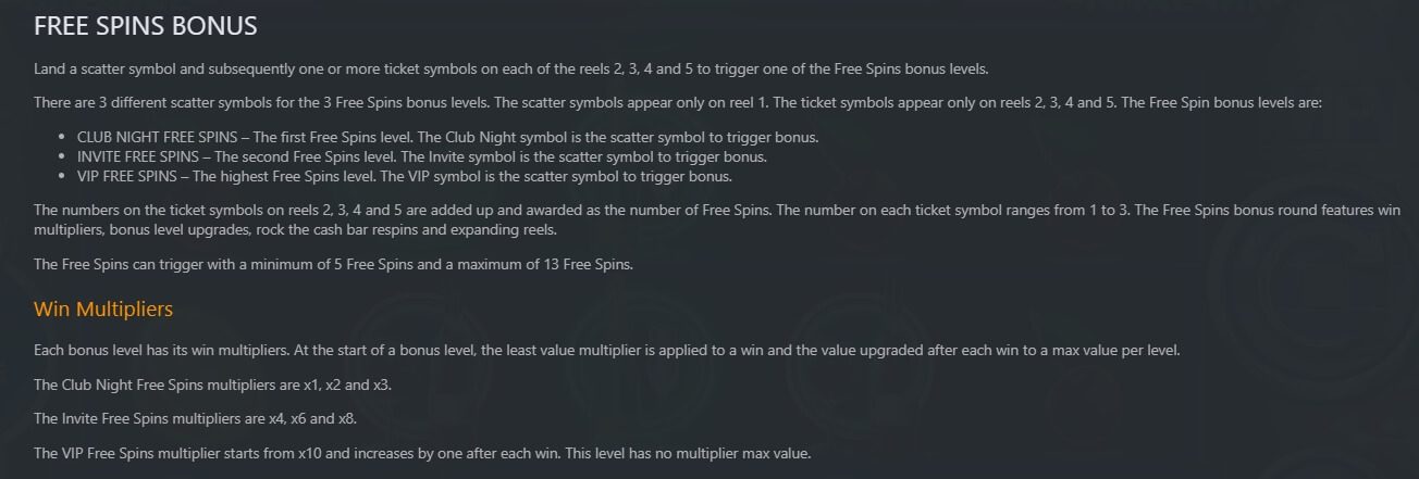 Rock the Cash Bar Yggdrasil slot demo