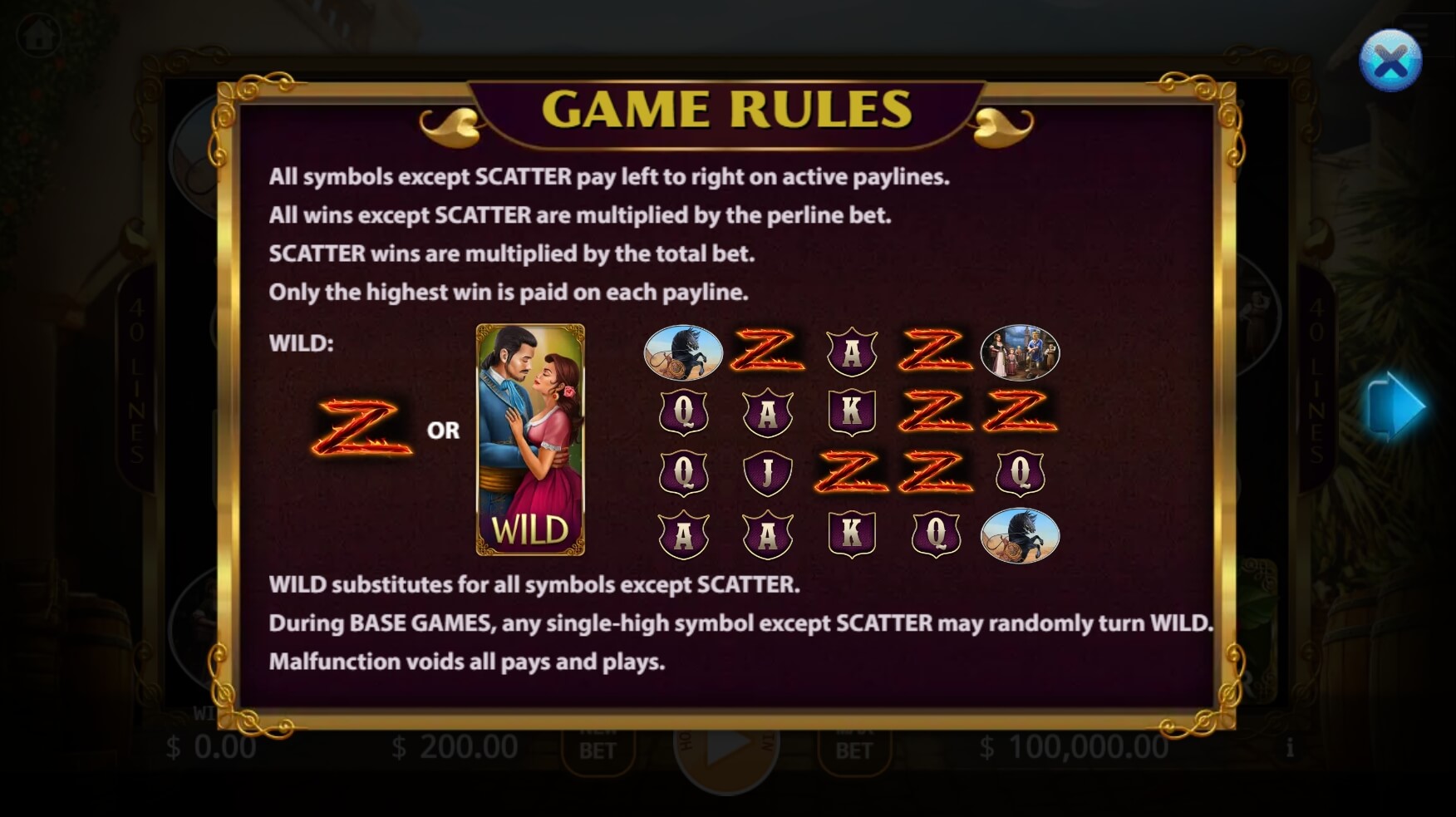 The Mask of Zorro ค่ายสล็อต KA Gaming เว็บ Superslot