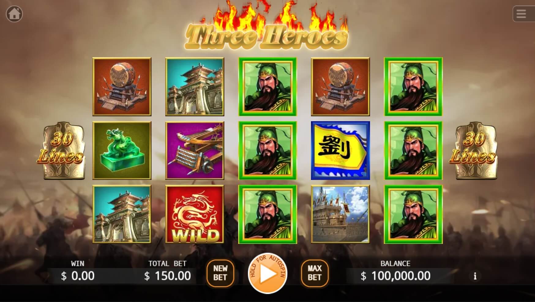 Three Heroes ค่าย KA Gaming เว็บ Superslot