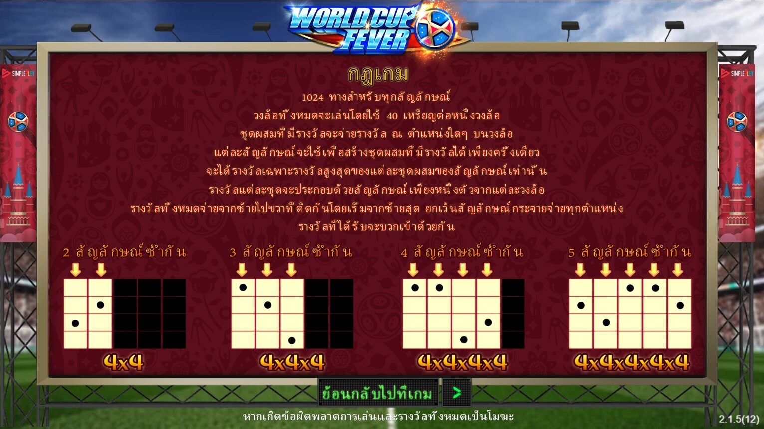 World Cup Fever แจกฟรีเครดิต Superslot 888