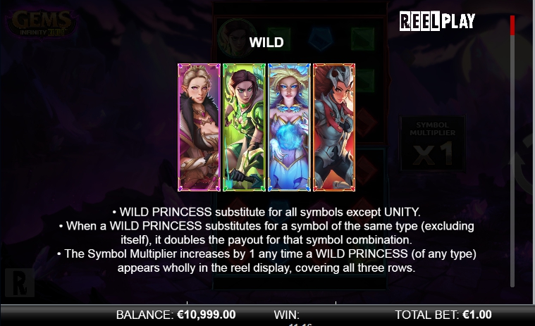 Gems Infinity Reels สล็อตค่าย yggdrasil