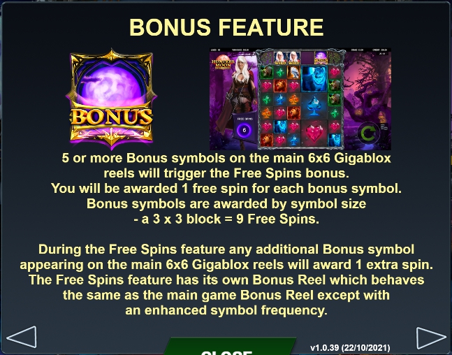 Hunters Moon Gigablox สล็อตyggdrasil ใหม่ล่าสุด