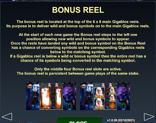 Hunters Moon Gigablox สล็อตค่าย yggdrasil