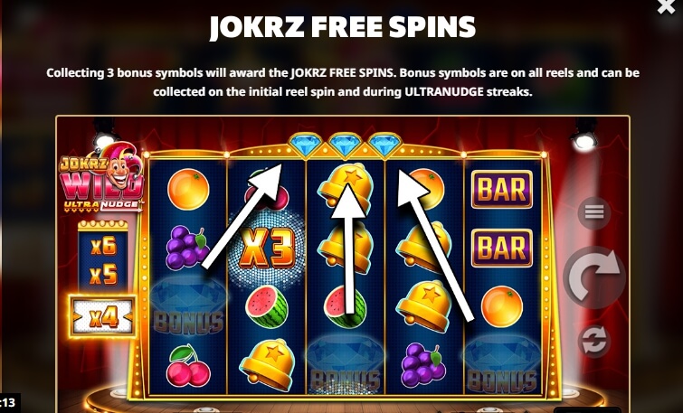 Jokrz Wild UltraNudge สล็อต Yggdrasil slot