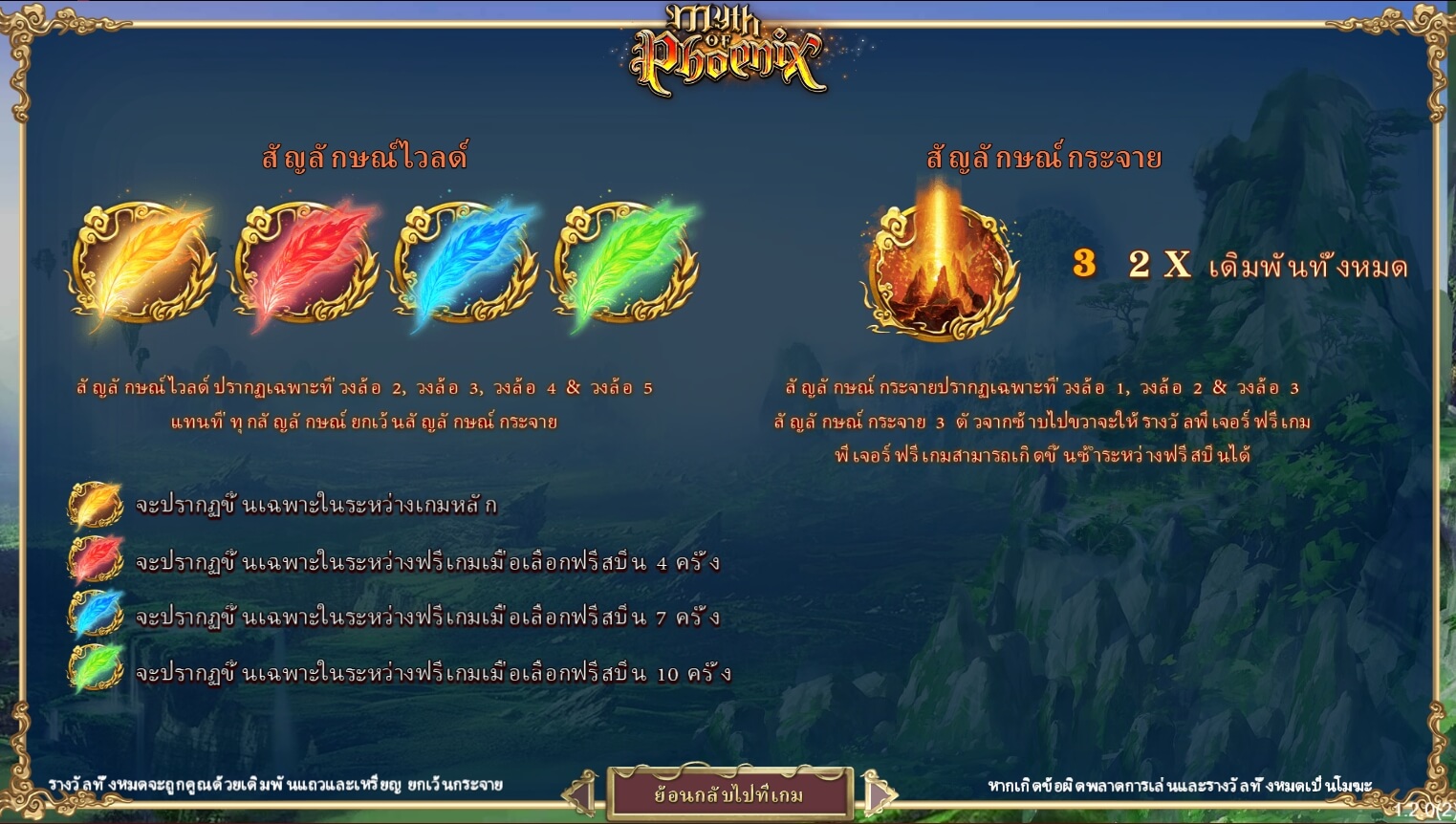 Myth of Phoenix สมัคร Superslot 1234