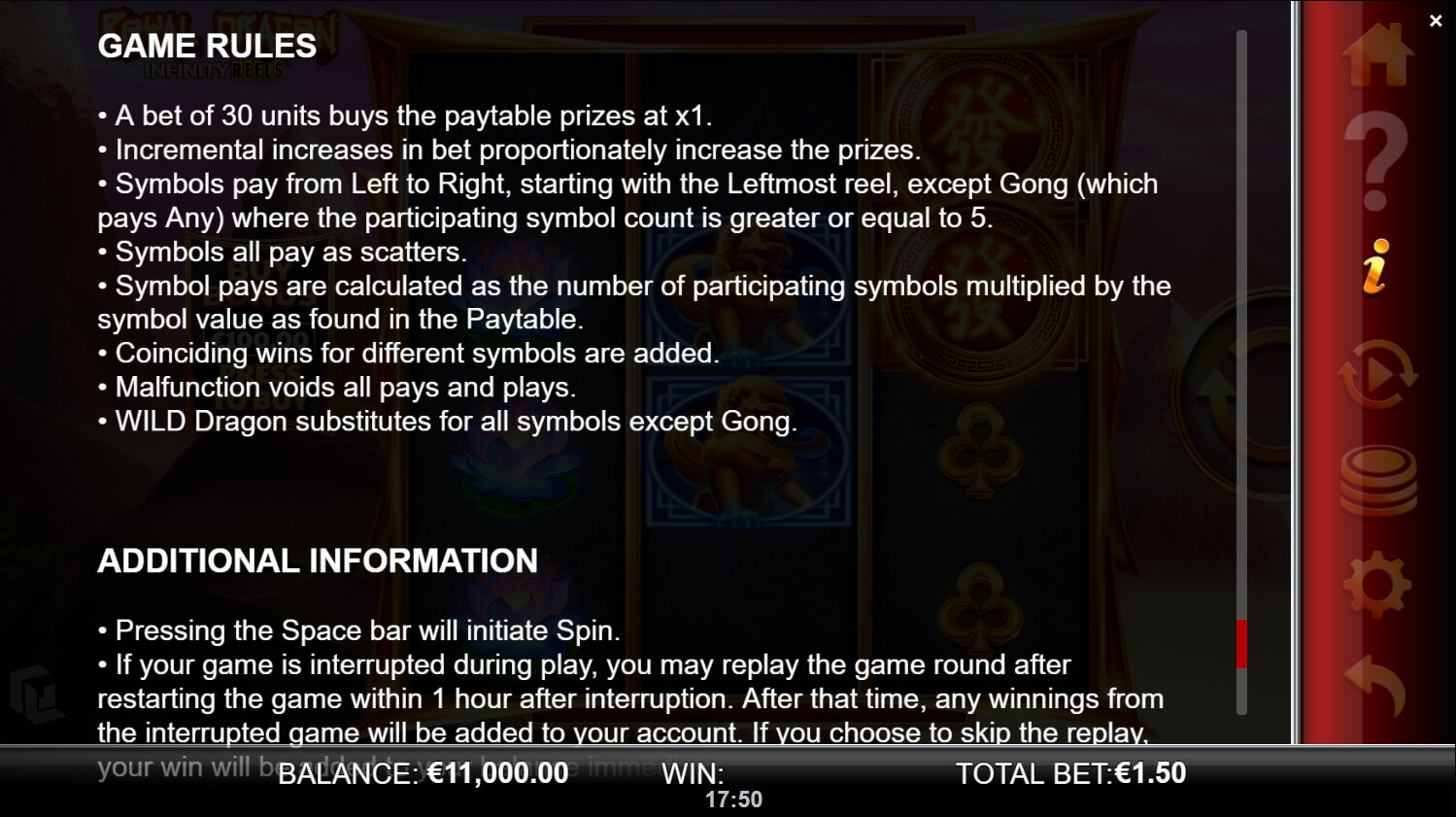 Royal Dragon Infinity Reels สล็อตค่าย yggdrasil Yggdrasil game