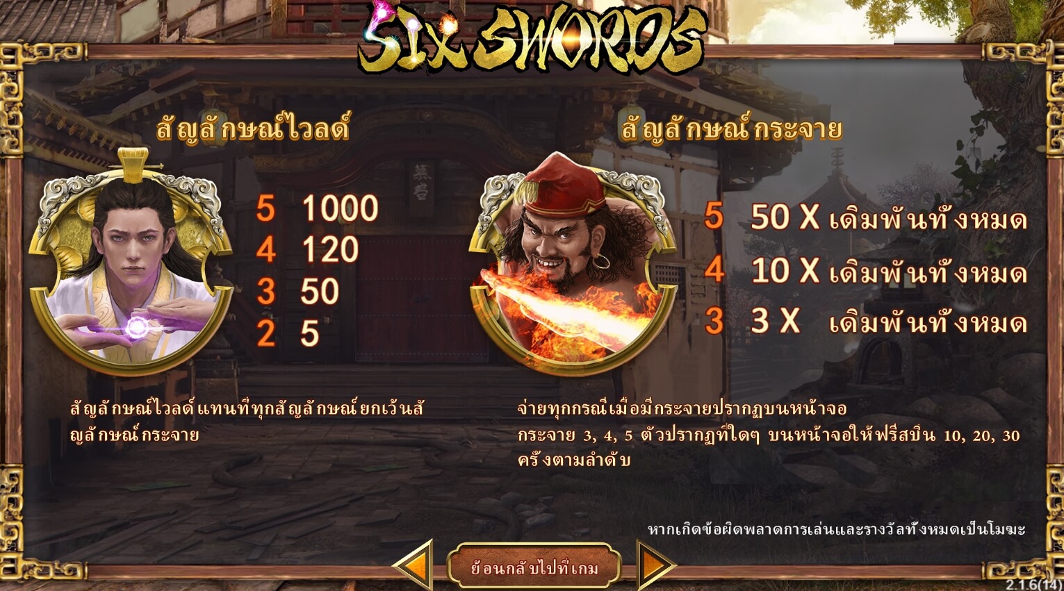 Six Sworth ทางเข้าเล่น Ambsuperslot