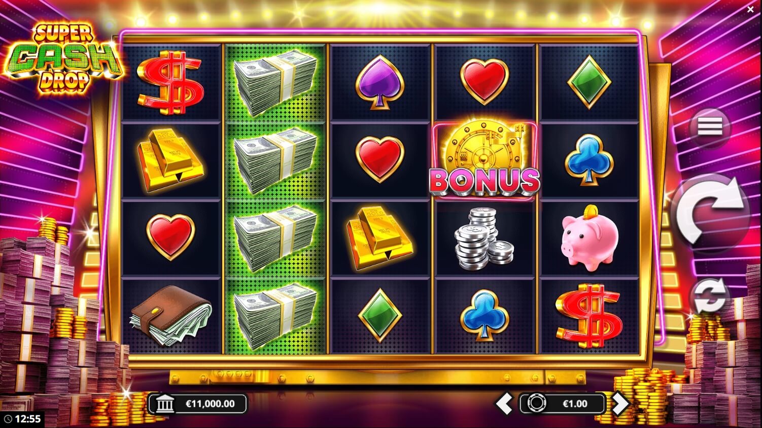 Super Cash Drop ทดลองเล่นสล็อต yggdrasil