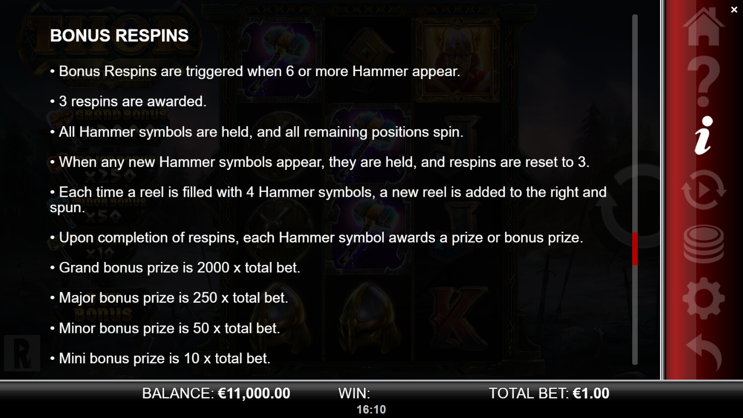 Thor Infinity Reels สล็อตค่าย yggdrasil Yggdrasil game