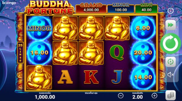 Buddha Fortune กฎกติกาการเล่นสล็อต BNG Slot